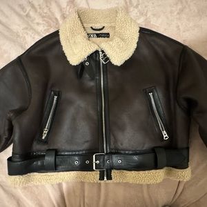 Zara Shearling jacket